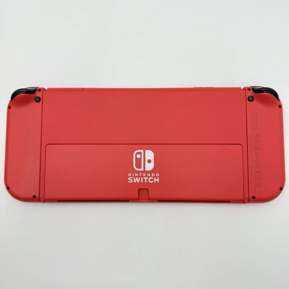 Nintendo Switch OLED HEG001 Mario Red Edition 64GB Console Dock Case Bundle - Picture 8 of 16